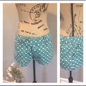 Red Camel sz 9 shorts navy, green,blue and white